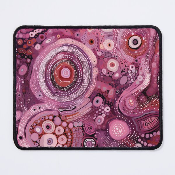 Item preview, Aboriginal Inspired Dot Art - With Rose Ocean designed and sold by GrinGalore.