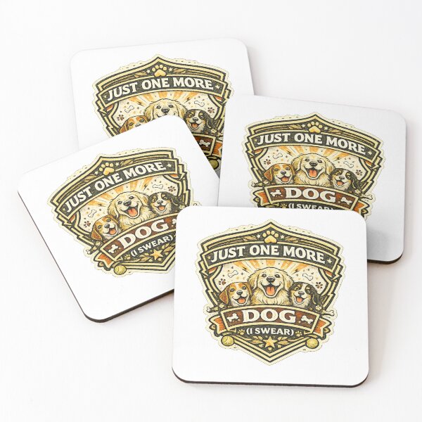 Item preview, Just One More Dog (I Swear) designed and sold by Throwing-Corn.