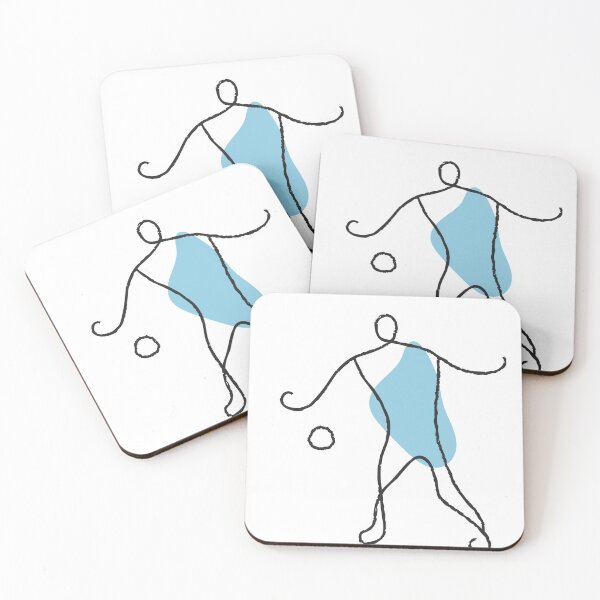 Item preview, Football Player Minimalist Illustration designed and sold by missbobbit.