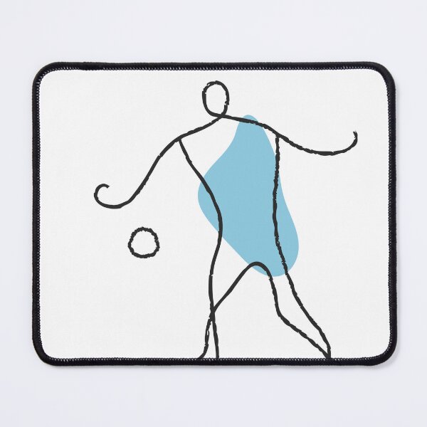 Item preview, Football Player Minimalist Illustration designed and sold by missbobbit.