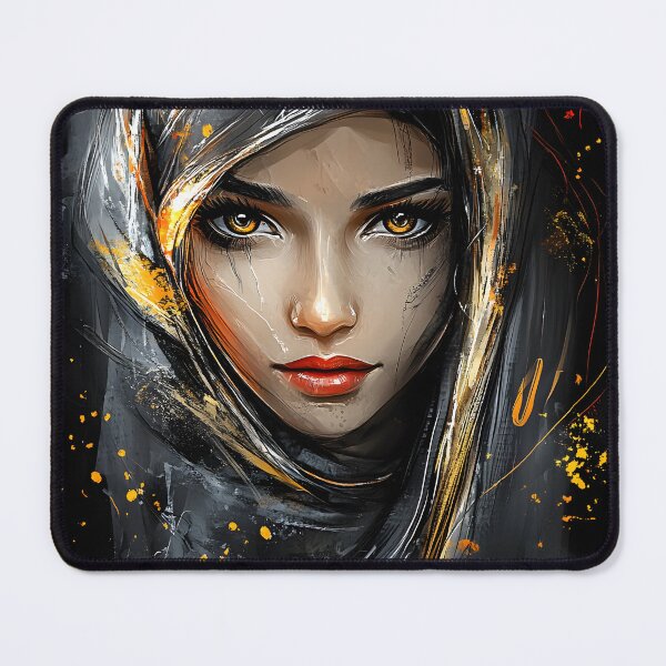 Item preview, Stunning Portrait of a Woman in Artistic Hijab Style designed and sold by Artessie.