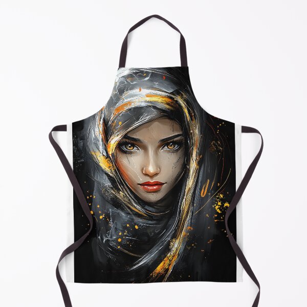 Item preview, Stunning Portrait of a Woman in Artistic Hijab Style designed and sold by Artessie.