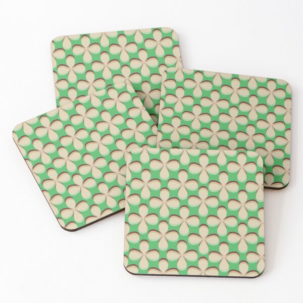 Item preview, Daisy flower green background  designed and sold by Tatiana Ribeiro.