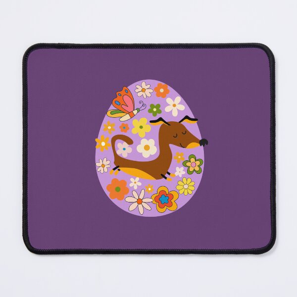 Item preview, Cute Floral Dachshund Easter designed and sold by AnulaArt.