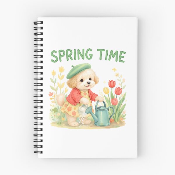 Item preview, Watercolor Maltipoo Spring Art designed and sold by Kedspicedesign.