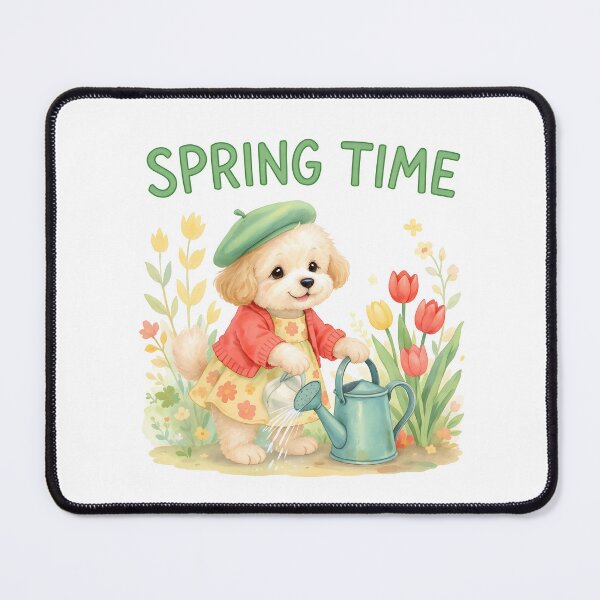 Item preview, Watercolor Maltipoo Spring Art designed and sold by Kedspicedesign.