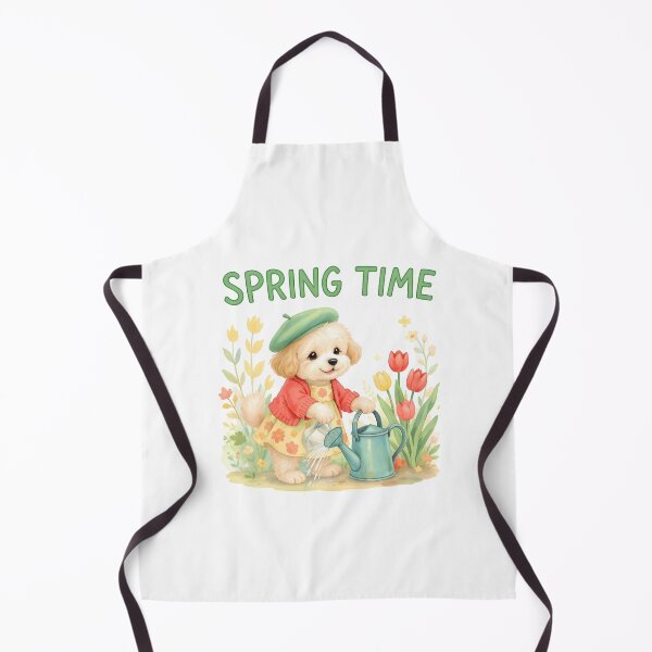 Item preview, Watercolor Maltipoo Spring Art designed and sold by Kedspicedesign.