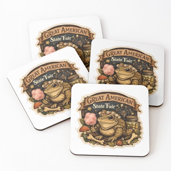 Item preview, Great American State Fair Mushroom Madness Sticker  Ferris Wheel Fair Fun: Mushroom & Treats Decal  Retro State Fair Vibes - Mushroom Jar Sticker  Carnival Classic: American Fair Mushroom Badge designed and sold by Ulikedigital14.