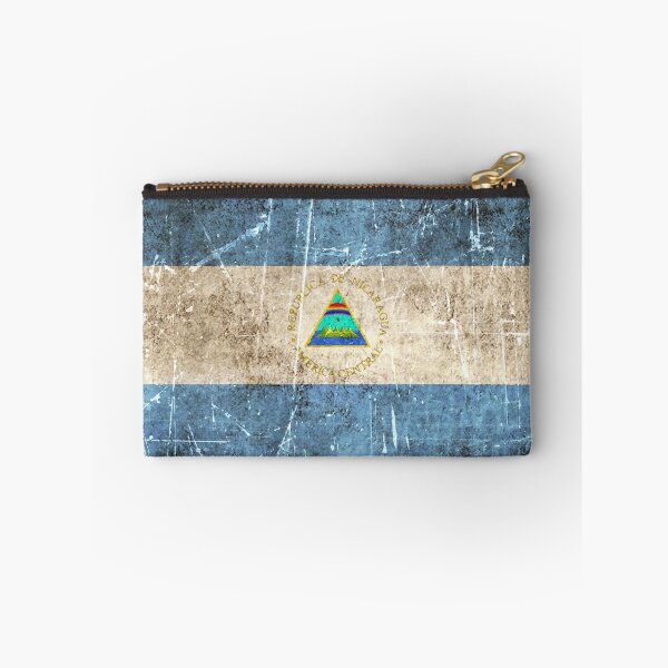 Item preview, Vintage Aged and Scratched Nicaraguan Flag designed and sold by JeffBartels.