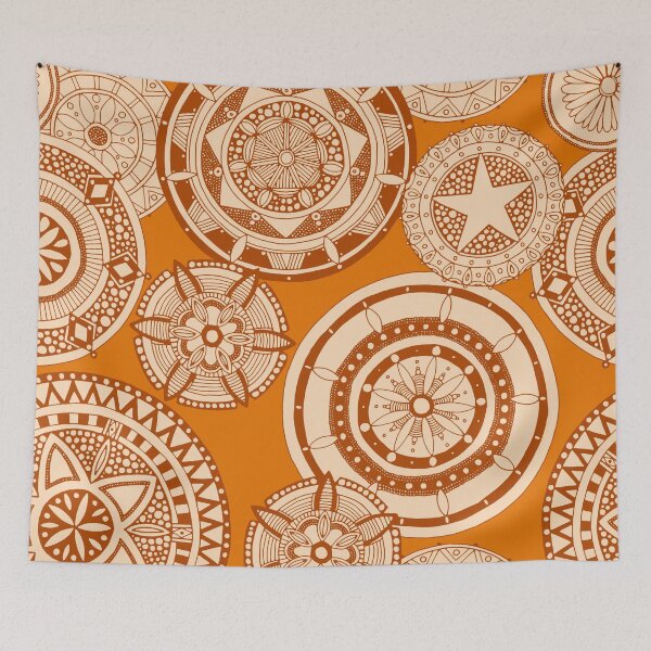 Item preview, kazuki star mango mandala designed and sold by scrummy.