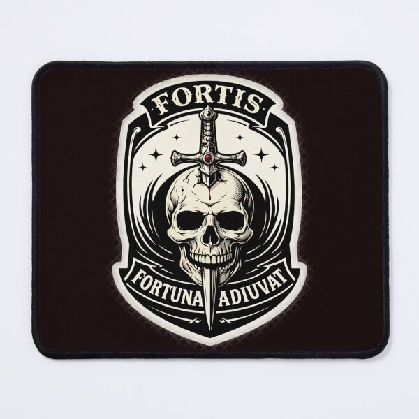 Item preview,  Fortuna Adiuvat Skull Sword Gothic Tattoo Sticker – Dark Academia Aesthetic designed and sold by D S DESIGNS .