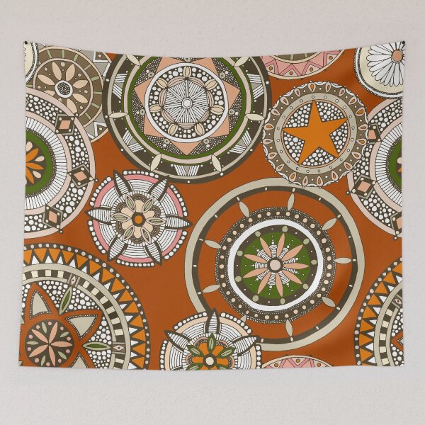 Item preview, kazuki star cayenne mandala designed and sold by scrummy.