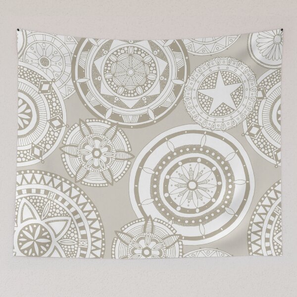 Item preview, kazuki star alabaster mandala designed and sold by scrummy.