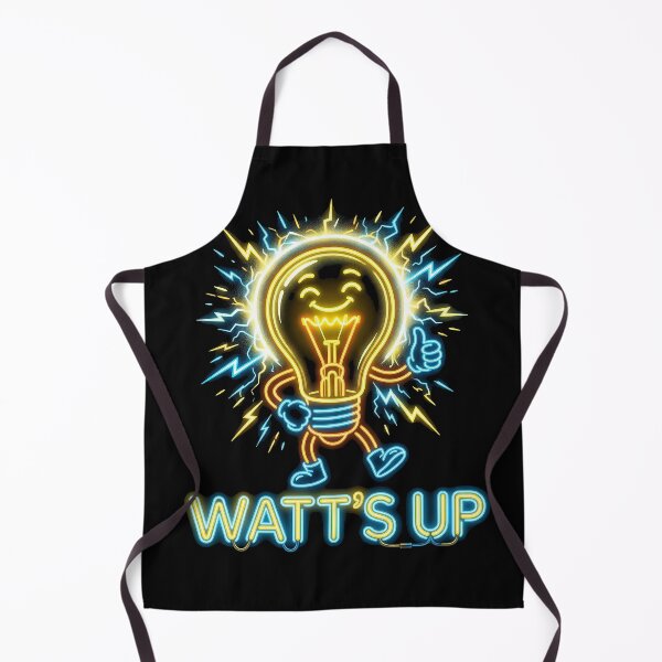 Item preview, Watt's Up Funny Electrician Pun T-Shirt designed and sold by SayIt-Wear.