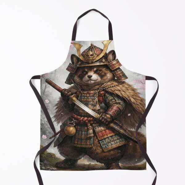 Item preview, Samurai Tanuki Warrior Japanese Art designed and sold by QuietLines17.