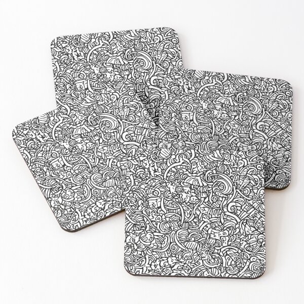 Item preview, Black and White Pattern E1G0002 designed and sold by Ekeinekeke.