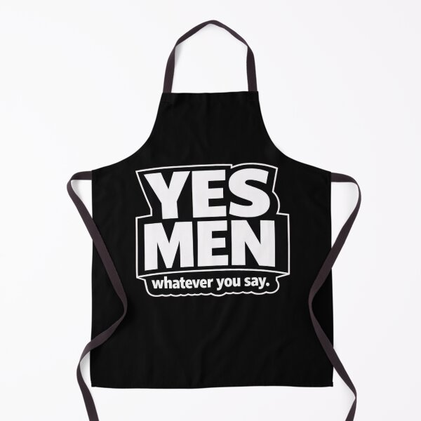 Item preview, YES MEN – whatever you say. | Funny Sarcastic Office Humor Minimalist T-Shirt designed and sold by Timeless Junction.
