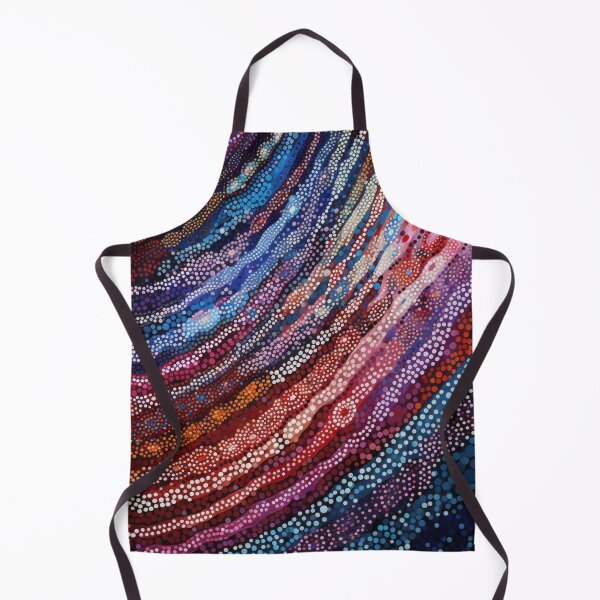 Item preview, Aboriginal Inspired Dot Art - Underwater Wave Currents designed and sold by GrinGalore.