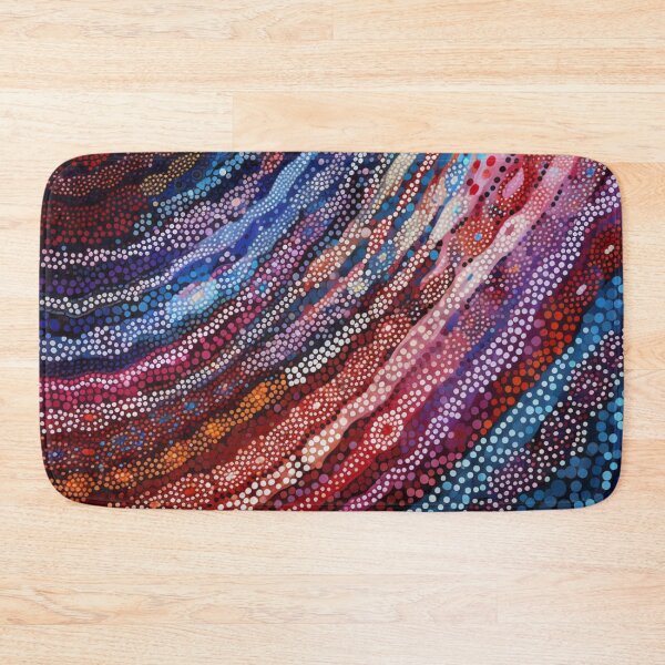 Item preview, Aboriginal Inspired Dot Art - Underwater Wave Currents designed and sold by GrinGalore.