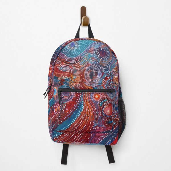 Item preview, Aboriginal Inspired Dot Art - With Ocean and Lava designed and sold by GrinGalore.