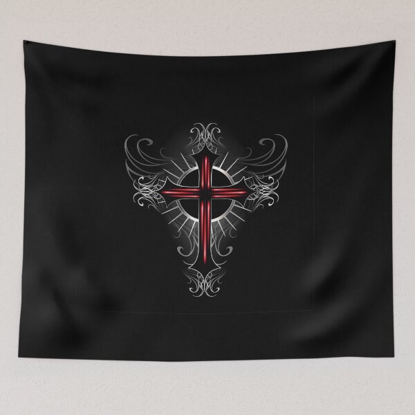 Item preview, Crimson Gothic cross designed and sold by Blackmoon9.