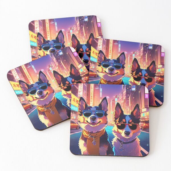 Item preview, Shibuya Pup Strut: Stylish four-legged friends - by Eddy Garcia designed and sold by Eddy-Garcia.