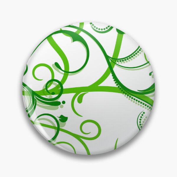 Item preview, Green Nature Vector Flourish Scroll Ornament Design designed and sold by frutigerdesigns.