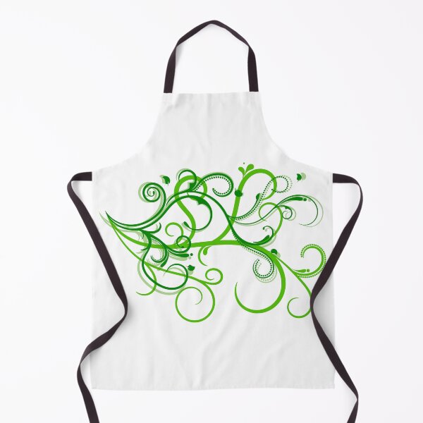 Item preview, Green Nature Vector Flourish Scroll Ornament Design designed and sold by frutigerdesigns.