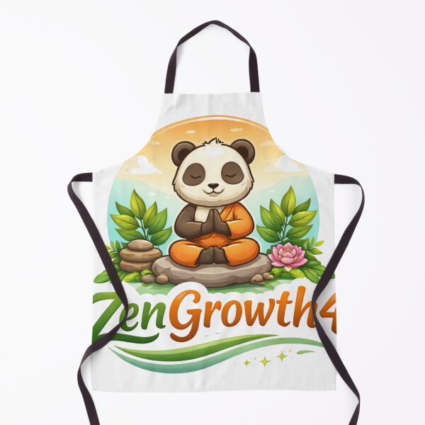 Item preview, Zen Panda Meditation – Calm Growth Aesthetic Sticker | ZenGrowth4 designed and sold by ZenGrowth4.
