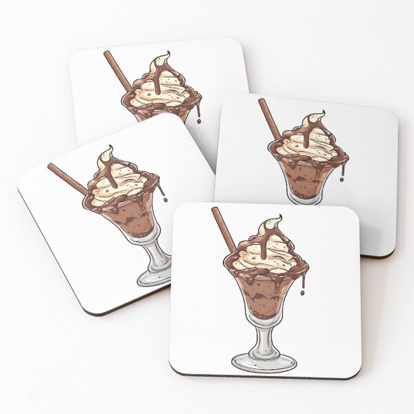 Item preview, Chocolate Sundae in Glass with Dripping Syrup designed and sold by Karolina’s Cozy Creations.