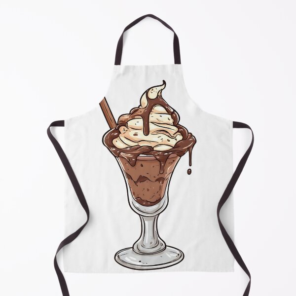 Item preview, Chocolate Sundae in Glass with Dripping Syrup designed and sold by Karolina’s Cozy Creations.