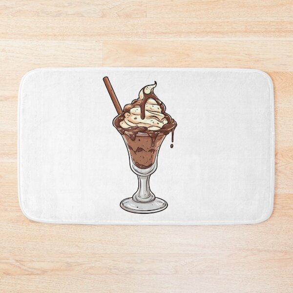 Item preview, Chocolate Sundae in Glass with Dripping Syrup designed and sold by Karolina’s Cozy Creations.