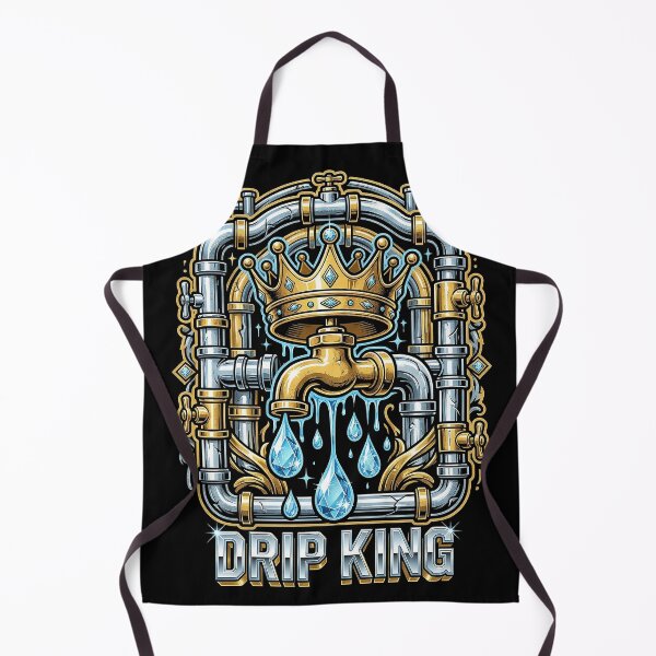 Item preview, Drip King Funny Plumber T-Shirt designed and sold by SayIt-Wear.