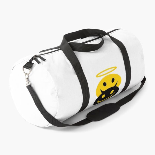 Item preview, Angel and Devil Dual Smiley Minimalist Good vs Evil Aesthetic Design for Trendy Streetwear designed and sold by Bright Nest Studio.