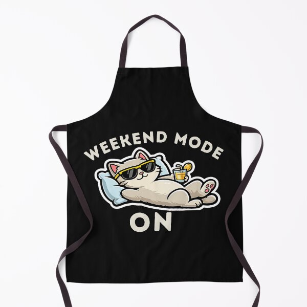 Item preview, Weekend Mode Cat Design designed and sold by AdicretorDesign.