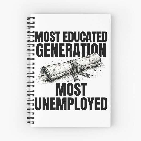 Item preview, Most Educated, Most Unemployed designed and sold by DeadlyWhisper.
