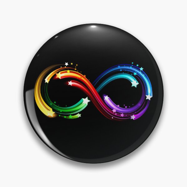 Item preview, Infinity symbol of rainbow comets designed and sold by Blackmoon9.