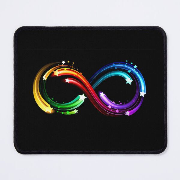 Item preview, Infinity symbol of rainbow comets designed and sold by Blackmoon9.