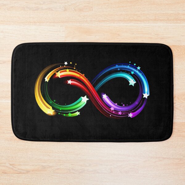 Item preview, Infinity symbol of rainbow comets designed and sold by Blackmoon9.