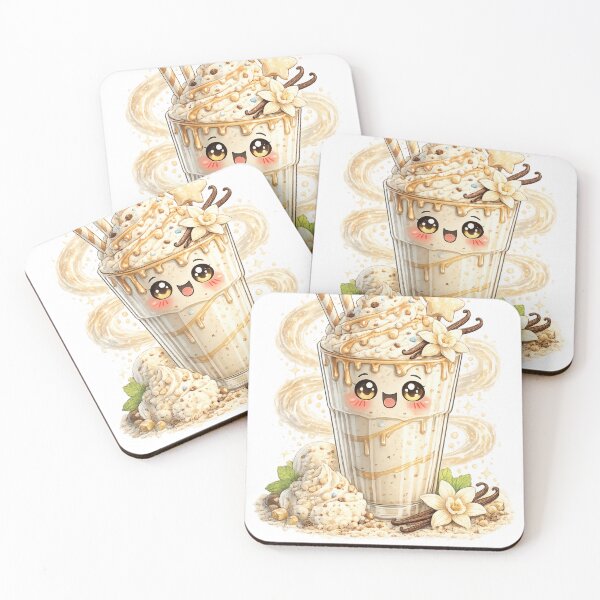 Item preview, Vanilla Milkshake Kawaii designed and sold by redsharkuk.
