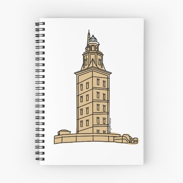 Item preview, Tower of Hercules designed and sold by nyxen-tattoo.
