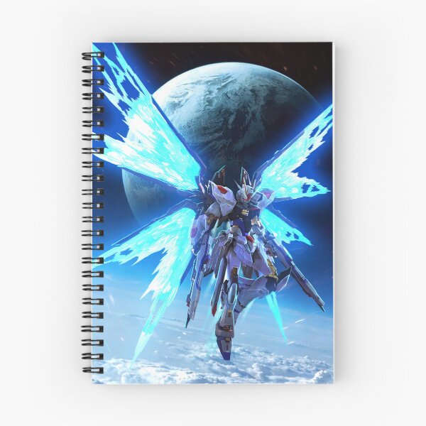 Item preview, Strike Freedom Gundam Seed Destiny earth space colony digital art  designed and sold by sabartgunpla.