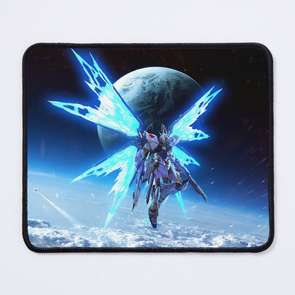 Item preview, Strike Freedom Gundam Seed Destiny earth space colony digital art designed and sold by sabartgunpla.