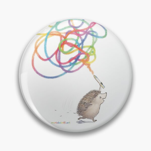 Item preview, Rainbow Hedgehog designed and sold by mariela-lotfi.