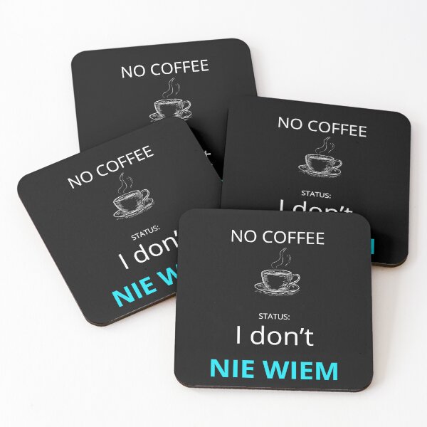 Item preview, Black I don`t NIE WIEM Funny Polish English Bilingual Slogan designed and sold by VibePolinglish.