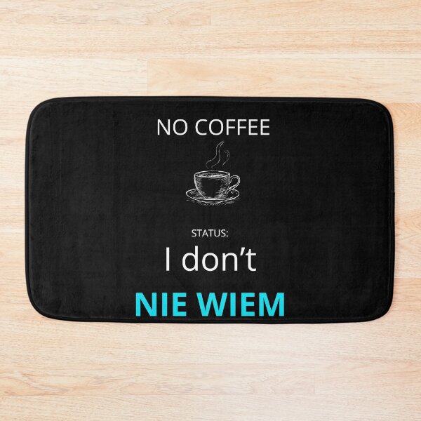 Item preview, Black I don`t NIE WIEM Funny Polish English Bilingual Slogan designed and sold by VibePolinglish.