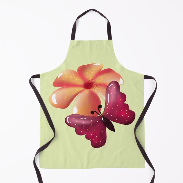 Item preview, Butterfly and Flower Aesthetic Pink Orange Cute Floral Nature Design designed and sold by HopeAndHustle.