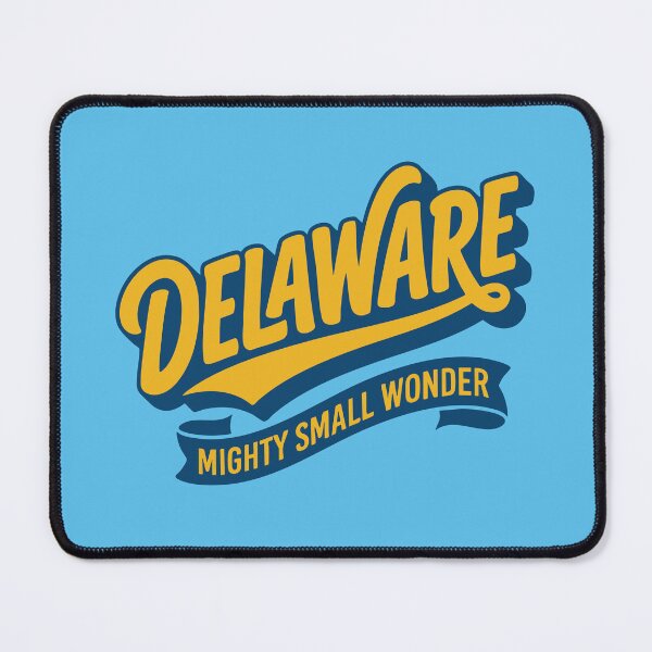 Item preview, Delaware Mighty Small Wonder Retro State Pride designed and sold by Cozy-Old-Pub.