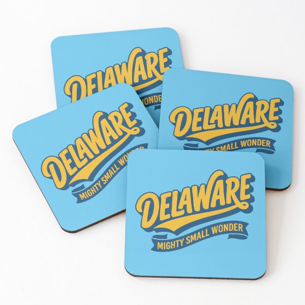 Item preview, Delaware Mighty Small Wonder Retro State Pride designed and sold by Cozy-Old-Pub.