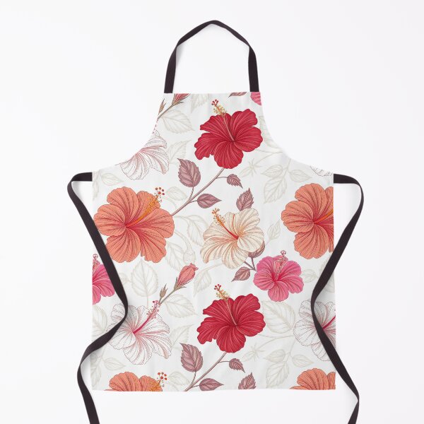 Item preview, Hibiscus Seamless Pattern with Red Flowers | designed and sold by Erik Visnievskij.